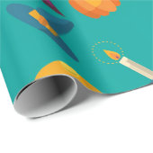 Schattigee Halloween Magic Charms Gift Cadeaupapier (Rol Hoek)