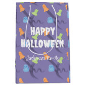 Schattigee Halloween met geesten, op maat Medium Cadeauzakje (Voorkant)