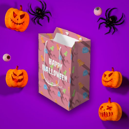 Schattigee Halloween met geesten, op maat Medium Cadeauzakje