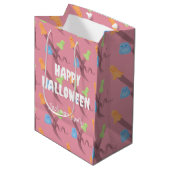 Schattigee Halloween met geesten, op maat Medium Cadeauzakje (Voorkant Gekanteld)