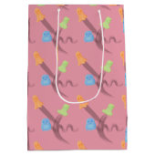 Schattigee Halloween met geesten, op maat Medium Cadeauzakje (Achterkant)