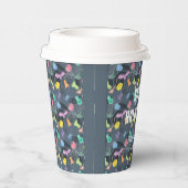 Schattigee Halloween met kleine pompoenen en geest Papieren Bekers (Rechts)