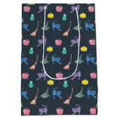 Schattigee Halloween met pompoenen, gepersonalisee Medium Cadeauzakje (Achterkant)