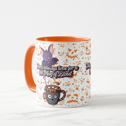 Schattigee Halloween! 👻 Mok (Voorkant links)
