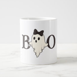 Schattigee Halloween Mok - "Boo" Ghost met boog