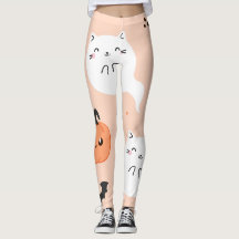 Schattigee Halloween Monster Leggings
