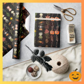 Schattigee Halloween Monster Witch Cadeaupapier