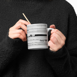 Schattigee Halloween-mummie gepersonaliseerd Koffiemok