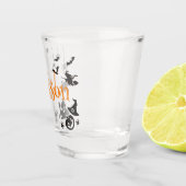 Schattigee Halloween naam Shot Glas (Rechts)