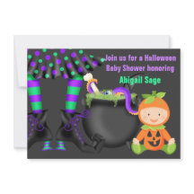 Schattigee Halloween Neutral Pumpkin Baby shower
