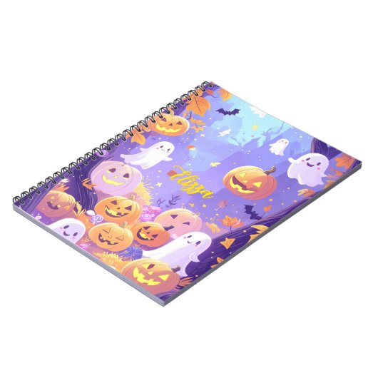 Schattigee Halloween Notitieboek (Linkerzijde)