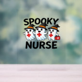 Schattigee Halloween Nurse Ghosts Cartoon Classic Acryl Bord (Neutraal)