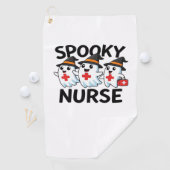Schattigee Halloween Nurse Ghosts Cartoon Classic Golfhanddoek (Insitu)