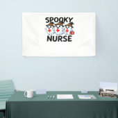 Schattigee Halloween Nurse Ghosts Cartoon Classic  Spandoek (Beurs)
