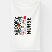 Schattigee Halloween Nurse Ghosts Cartoon Classic  Spandoek (Verticaal)