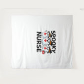 Schattigee Halloween Nurse Ghosts Cartoon Classic  Wandkleed (Voorkant (horizontaal))