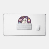 Schattigee Halloween Nurse Oversized T-shirt Bureaumat (Keyboard & Muis)