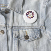Schattigee Halloween Nurse Oversized T-shirt Ronde Button 5,7 Cm (In situ)