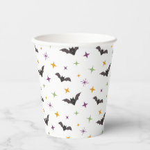 Schattigee Halloween Papieren Bekers Maat: 8oz Pap