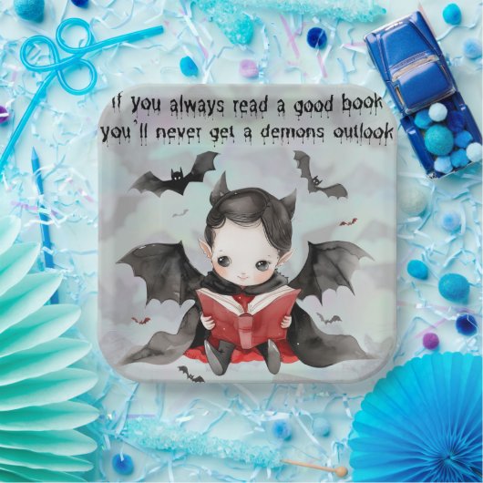 Schattigee Halloween! 👻 Papieren Bordje (Feest)