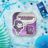 Schattigee Halloween! 👻 Papieren Bordje (Feest)