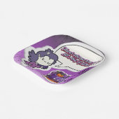 Schattigee Halloween! 👻 Papieren Bordje (Gebogen)