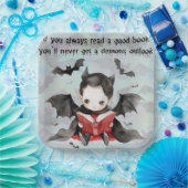 Schattigee Halloween! 👻 Papieren Bordje (Feest)