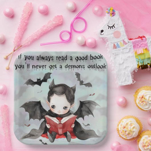 Schattigee Halloween! 👻 Papieren Bordje (Feest)