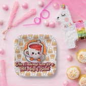 Schattigee Halloween! 👻 Papieren Bordje (Feest)