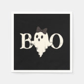 Schattigee Halloween Papieren servetten - "Boo" Gh (Voorkant)