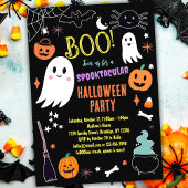 Schattigee Halloween Party Invitation Spooktacular Kaart