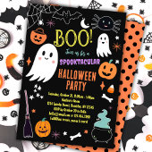 Schattigee Halloween Party Invitation Spooktacular Kaart
