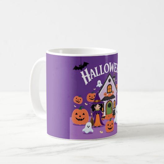 Schattigee Halloween Party Supplies voor alle leef Koffiemok (Voorkant links)
