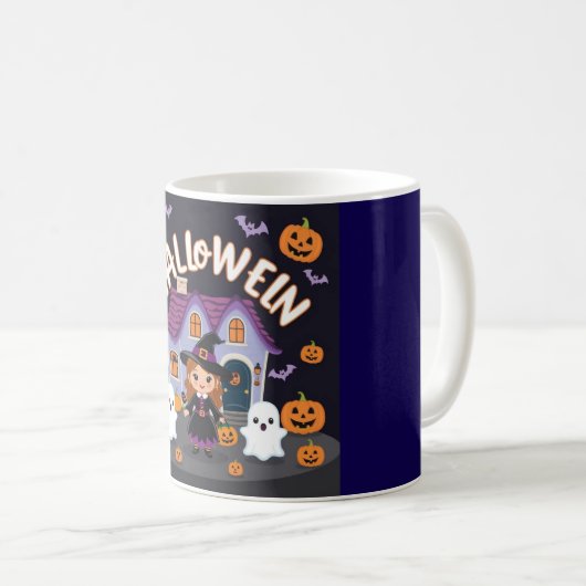 Schattigee Halloween Party Supplies voor alle leef Koffiemok (Voorkant rechts)