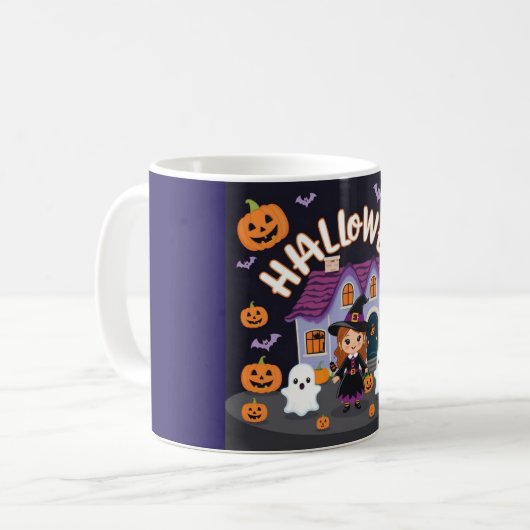Schattigee Halloween Party Supplies voor alle leef Koffiemok (Voorkant links)