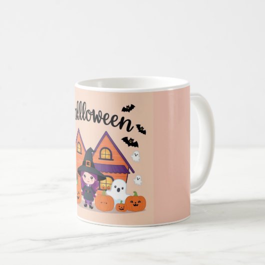 Schattigee Halloween Party Supplies voor alle leef Koffiemok (Voorkant rechts)