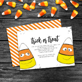 Schattigee Halloween Party Trick or treat Kaart