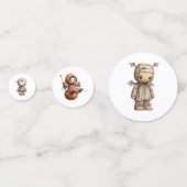 Schattigee Halloween-personages Confetti - Sweet & (Voorkanten)