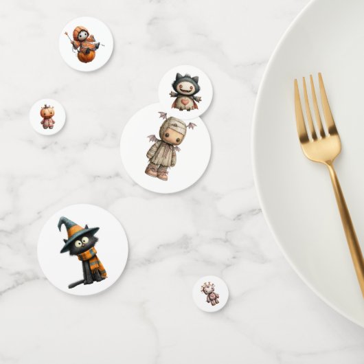 Schattigee Halloween-personages Confetti - Sweet & (Groep)