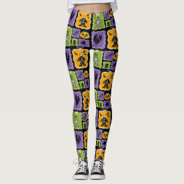 Schattigee Halloween personages Mummies & Skeleton Leggings