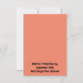 Schattigee Halloween pompoen en geest Kaart (Achterkant)