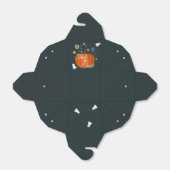 Schattigee Halloween Pompoen en Geesten Trick or t Bedankdoosjes (Uitgevouwen)