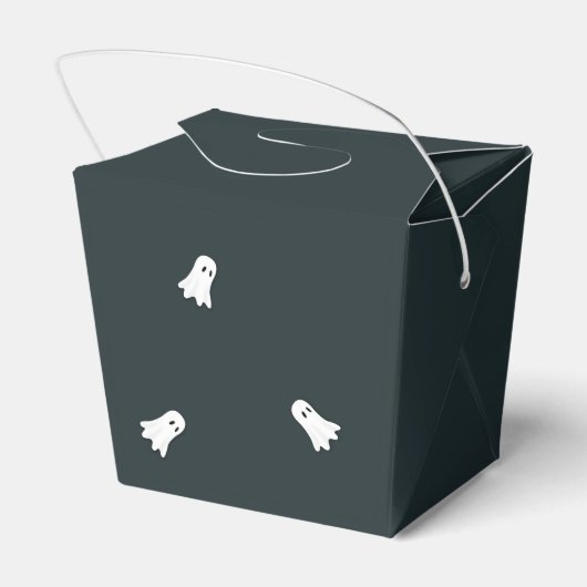 Schattigee Halloween Pompoen en Geesten Trick or t Bedankdoosjes (Achterkant)