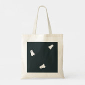 Schattigee Halloween Pompoen en Geesten Trick or t Tote Bag (Achterkant)