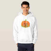 Schattigee Halloween pompoen Jack-O-Lantern Hoodie (Voorkant volledig)