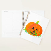 Schattigee Halloween pompoen Jack-O-Lantern Planner
