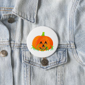 Schattigee Halloween pompoen Jack-O-Lantern Ronde Button 7,6 Cm