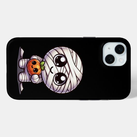 Schattigee Halloween pompoen / mummie Case-Mate iPhone Case (Achterkant (horizontaal))