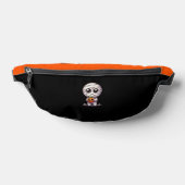 Schattigee Halloween pompoen / mummie Heuptasje (Liggend)