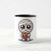 Schattigee Halloween pompoen / mummie Mok (Midden)